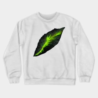 Dark Leaf Florescent Crewneck Sweatshirt